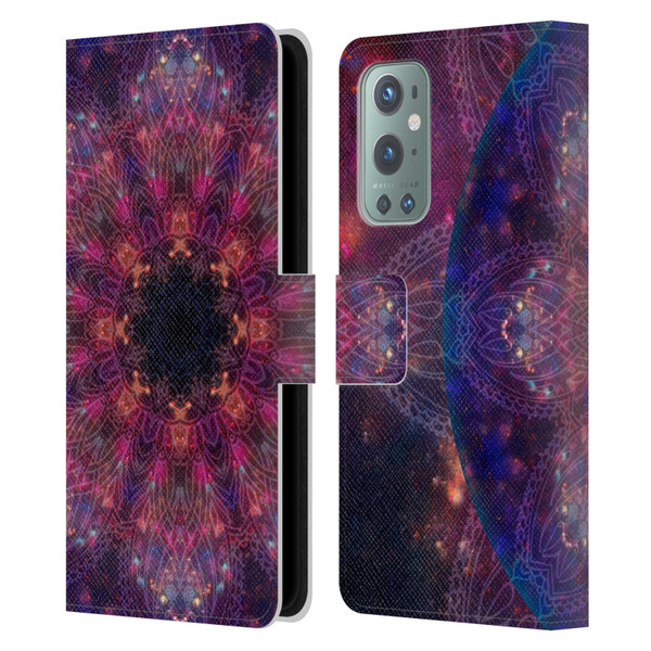 Aimee Stewart Mandala Galactic 2 Leather Book Wallet Case Cover For OnePlus 9