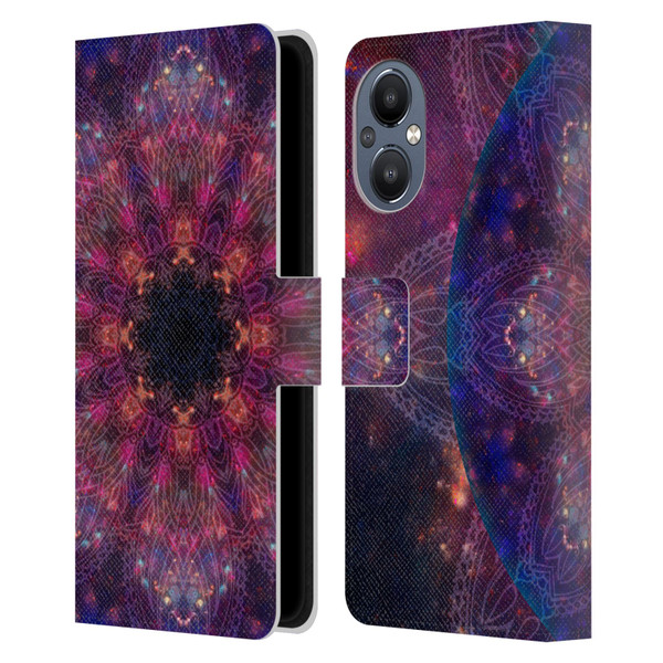 Aimee Stewart Mandala Galactic 2 Leather Book Wallet Case Cover For OnePlus Nord N20 5G