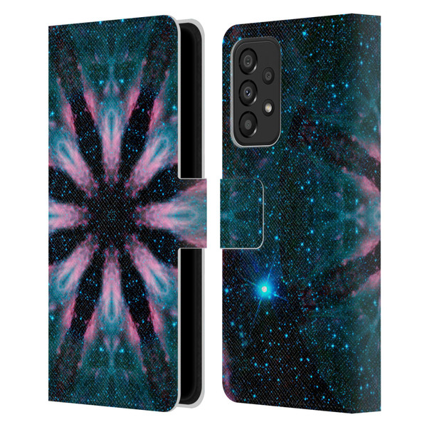 Aimee Stewart Mandala Galactic Leather Book Wallet Case Cover For Samsung Galaxy A33 5G (2022)