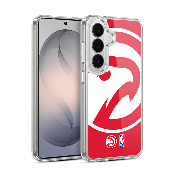 NBA Atlanta Hawks Logo Oversized Soft Gel Case for Samsung Galaxy S26