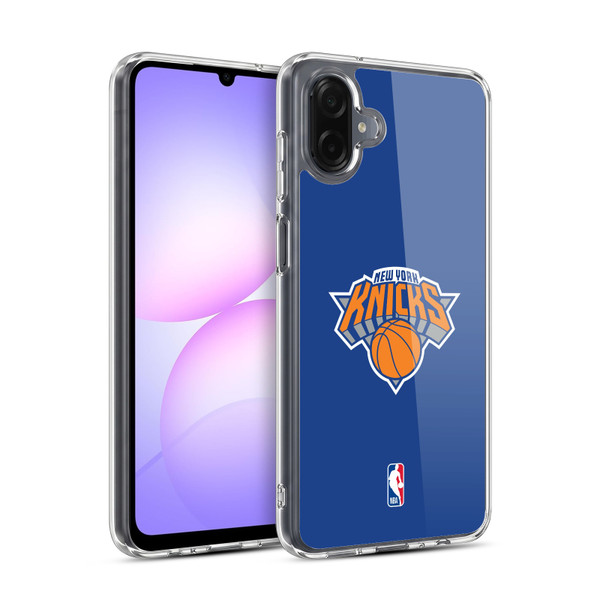 NBA New York Knicks Plain Soft Gel Case for Samsung Galaxy A07 5G