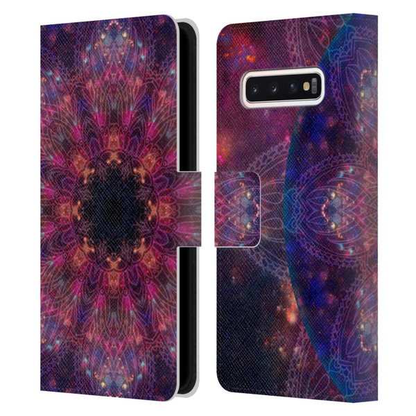 Aimee Stewart Mandala Galactic 2 Leather Book Wallet Case Cover For Samsung Galaxy S10