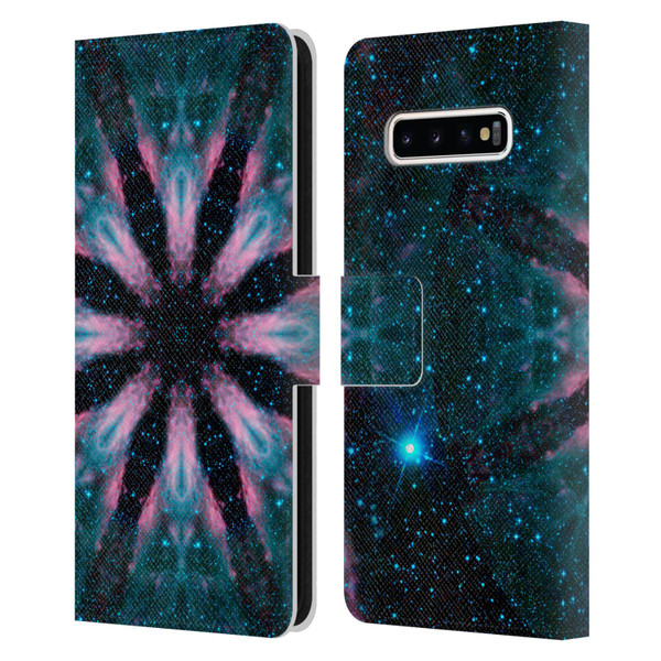 Aimee Stewart Mandala Galactic Leather Book Wallet Case Cover For Samsung Galaxy S10+ / S10 Plus