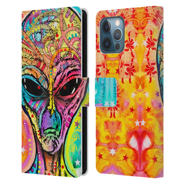 Dean Russo Pop Culture Alien Leather Book Wallet Case Cover For Apple iPhone 12 Pro Max