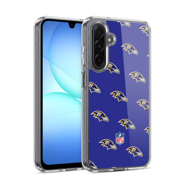 NFL Baltimore Ravens Artwork Patterns Soft Gel Case for Samsung Galaxy A17 4G / 5G