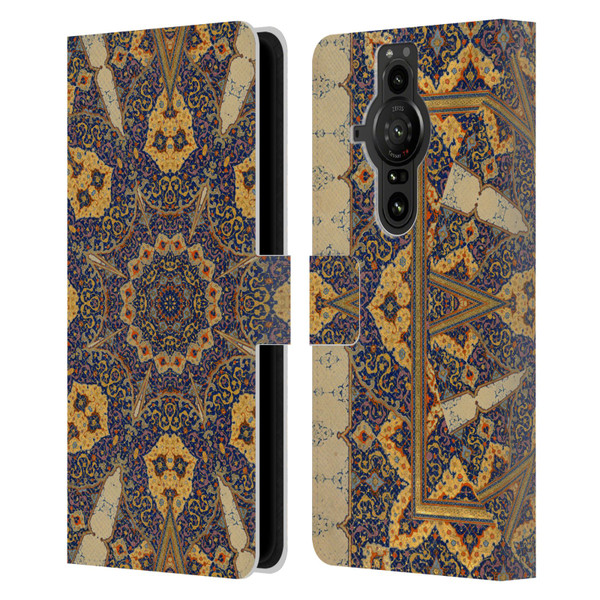 Aimee Stewart Mandala Ancient Script Leather Book Wallet Case Cover For Sony Xperia Pro-I