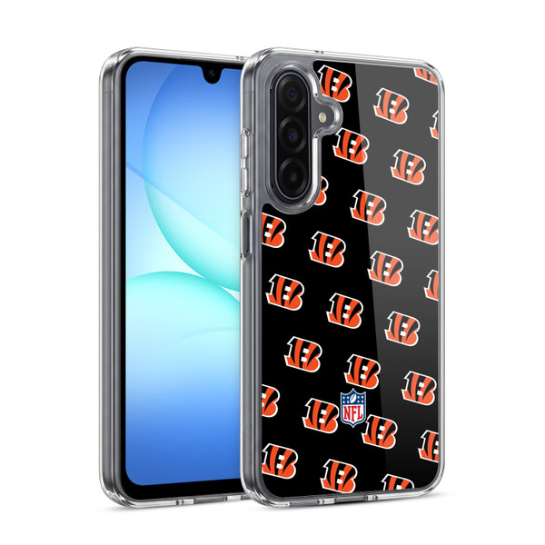NFL Cincinnati Bengals Artwork Patterns Soft Gel Case for Samsung Galaxy A17 4G / 5G