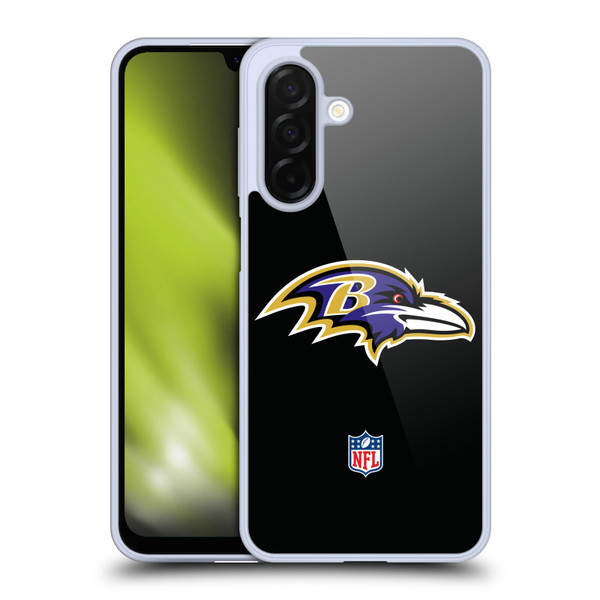 NFL Baltimore Ravens Logo Plain Soft Gel Case for Samsung Galaxy A26 5G