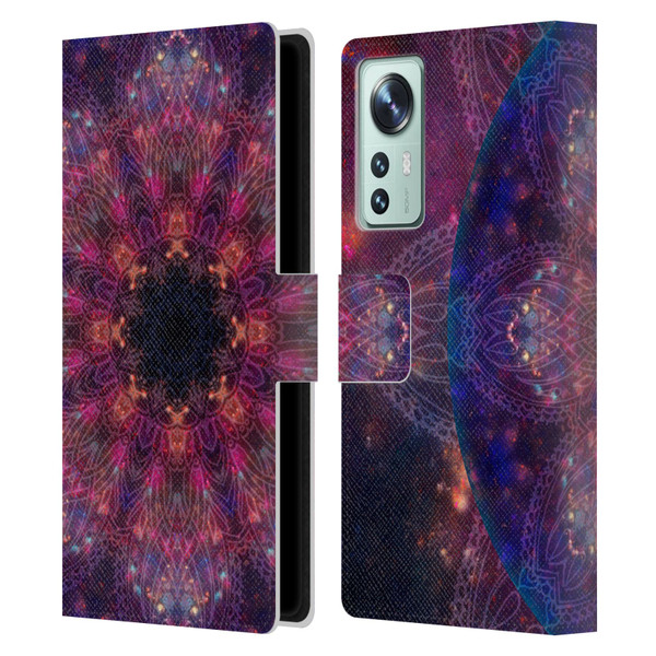 Aimee Stewart Mandala Galactic 2 Leather Book Wallet Case Cover For Xiaomi 12