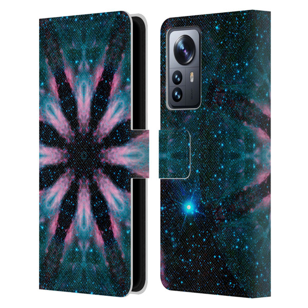 Aimee Stewart Mandala Galactic Leather Book Wallet Case Cover For Xiaomi 12 Pro