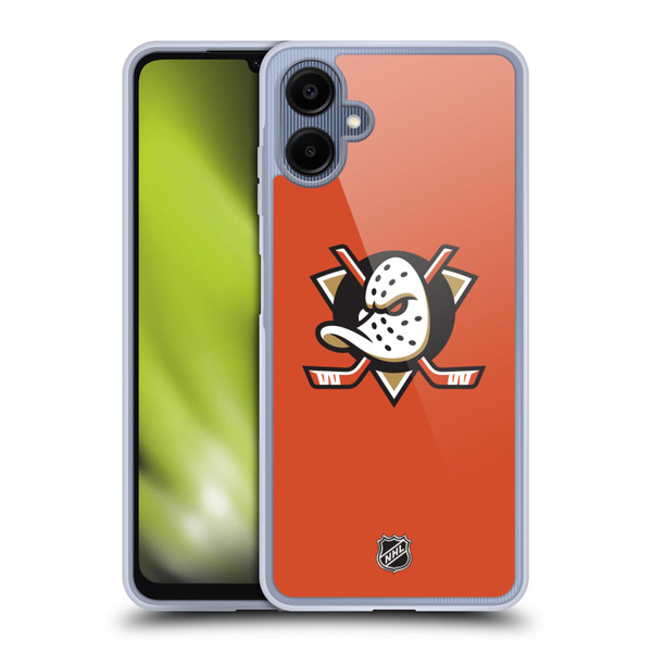 NHL Anaheim Ducks Plain Soft Gel Case for Samsung Galaxy A06 4G / 5G