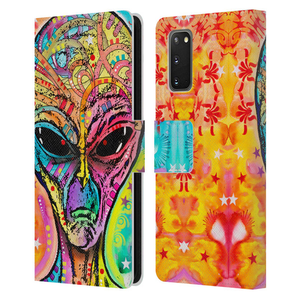 Dean Russo Pop Culture Alien Leather Book Wallet Case Cover For Samsung Galaxy S20 / S20 5G