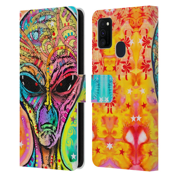 Dean Russo Pop Culture Alien Leather Book Wallet Case Cover For Samsung Galaxy M30s (2019)/M21 (2020)