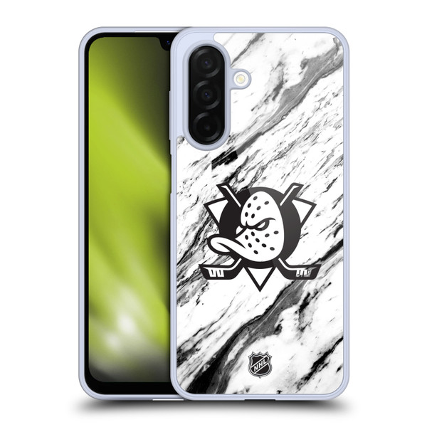 NHL Anaheim Ducks Marble Soft Gel Case for Samsung Galaxy A26 5G