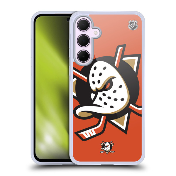 NHL Anaheim Ducks Oversized Soft Gel Case for Samsung Galaxy A35 5G