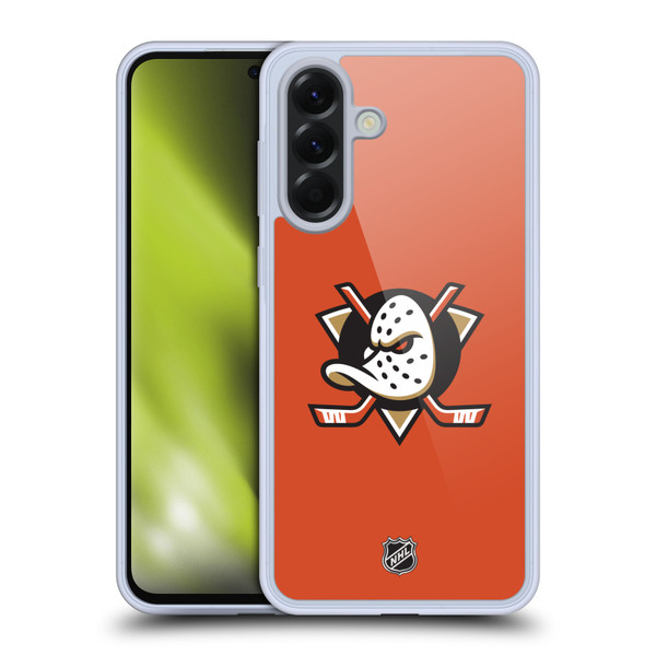 NHL Anaheim Ducks Plain Soft Gel Case for Samsung Galaxy A56 5G