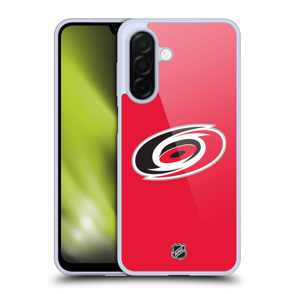 NHL Carolina Hurricanes Plain Soft Gel Case for Samsung Galaxy A26 5G