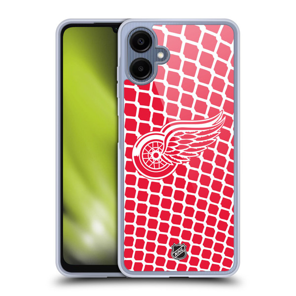 NHL Detroit Red Wings Net Pattern Soft Gel Case for Samsung Galaxy A06 4G / 5G