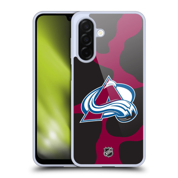 NHL Colorado Avalanche Cow Pattern Soft Gel Case for Samsung Galaxy A26 5G