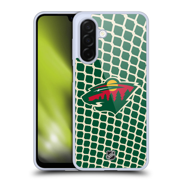 NHL Minnesota Wild Net Pattern Soft Gel Case for Samsung Galaxy A26 5G