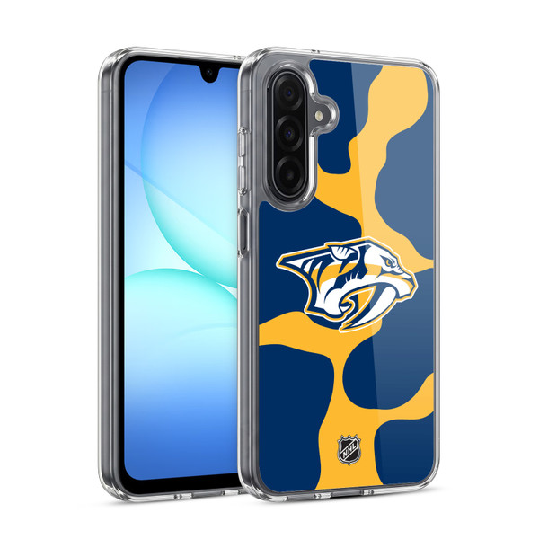 NHL Nashville Predators Cow Pattern Soft Gel Case for Samsung Galaxy A17 4G / 5G