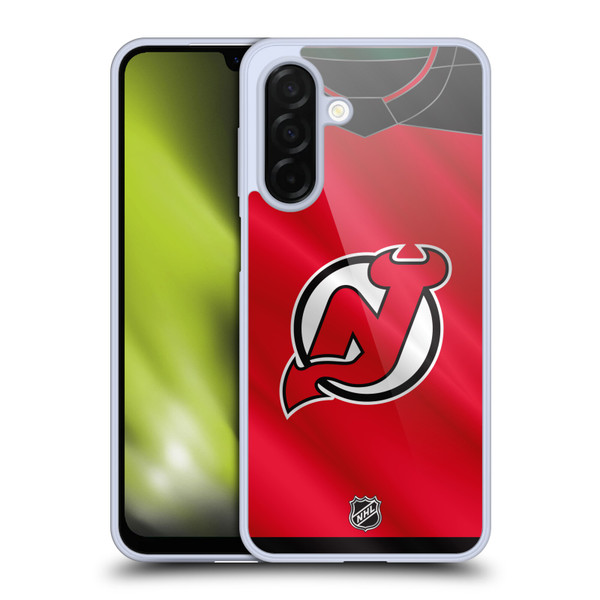NHL New Jersey Devils Jersey Soft Gel Case for Samsung Galaxy A26 5G