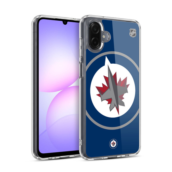 NHL Winnipeg Jets Oversized Soft Gel Case for Samsung Galaxy A07 4G