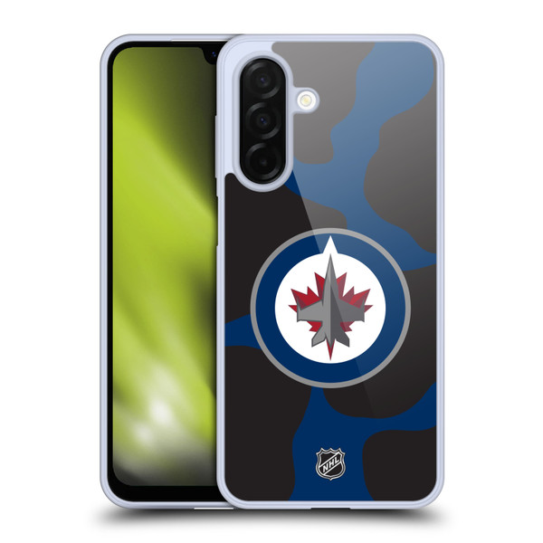NHL Winnipeg Jets Cow Pattern Soft Gel Case for Samsung Galaxy A26 5G