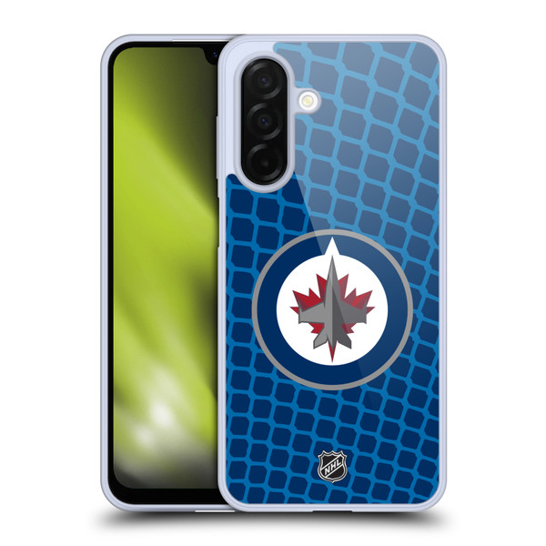 NHL Winnipeg Jets Net Pattern Soft Gel Case for Samsung Galaxy A26 5G
