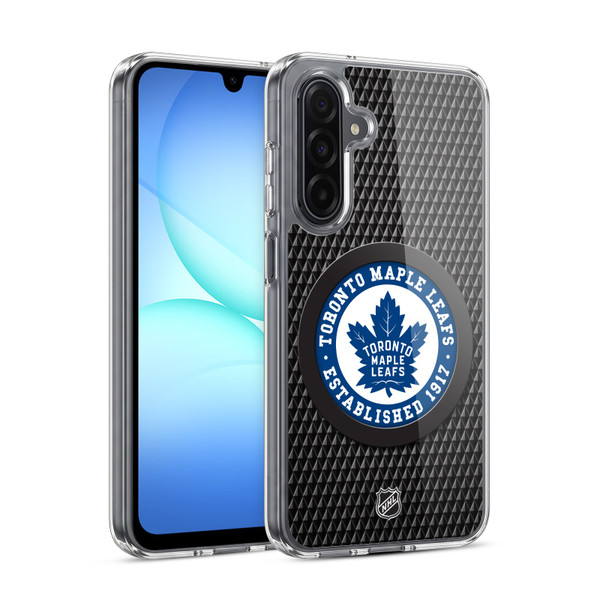 NHL Toronto Maple Leafs Puck Texture Soft Gel Case for Samsung Galaxy A17 4G / 5G