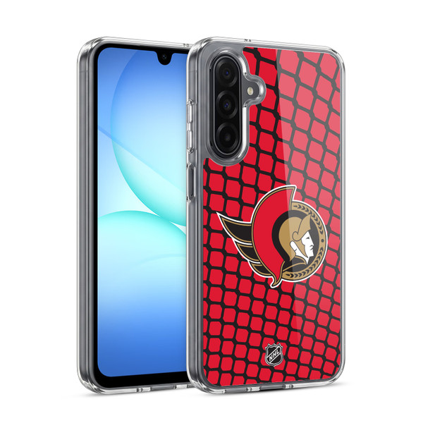 NHL Ottawa Senators Net Pattern Soft Gel Case for Samsung Galaxy A17 4G / 5G