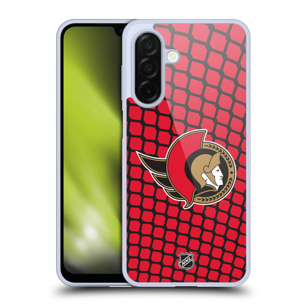 NHL Ottawa Senators Net Pattern Soft Gel Case for Samsung Galaxy A26 5G