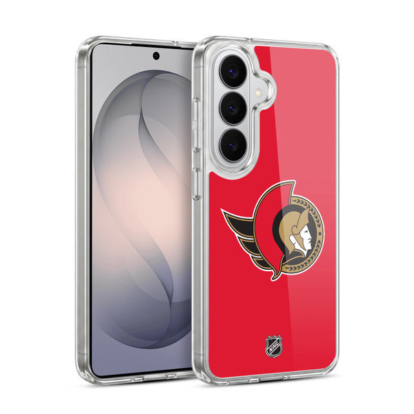 NHL Ottawa Senators Plain Soft Gel Case for Samsung Galaxy S26 Plus