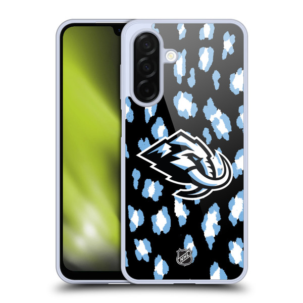 NHL Utah Mammoth Leopard Pattern Soft Gel Case for Samsung Galaxy A26 5G