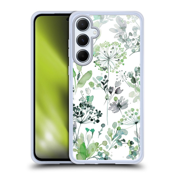Ninola Wild Grasses Eucalyptus Soft Gel Case for Samsung Galaxy A55 5G