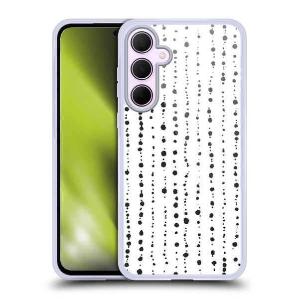 Ninola Freeform Patterns Boho Dots Stripes Soft Gel Case for Samsung Galaxy A35 5G