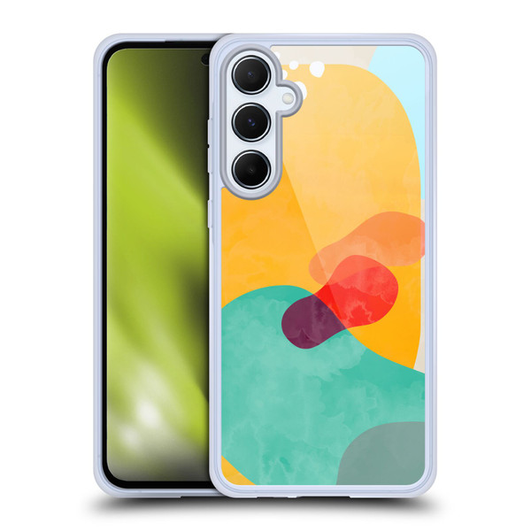 Ninola Freeform Patterns Abstracts Desert Soft Gel Case for Samsung Galaxy A55 5G