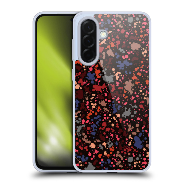 Ninola Patterns Dark Colourful Splatter Drops Soft Gel Case for Samsung Galaxy A36 5G