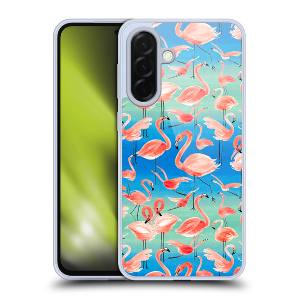 Ninola Patterns Flamingos Soft Gel Case for Samsung Galaxy A36 5G