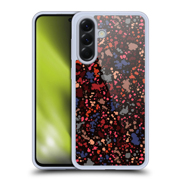 Ninola Patterns Dark Colourful Splatter Drops Soft Gel Case for Samsung Galaxy A56 5G