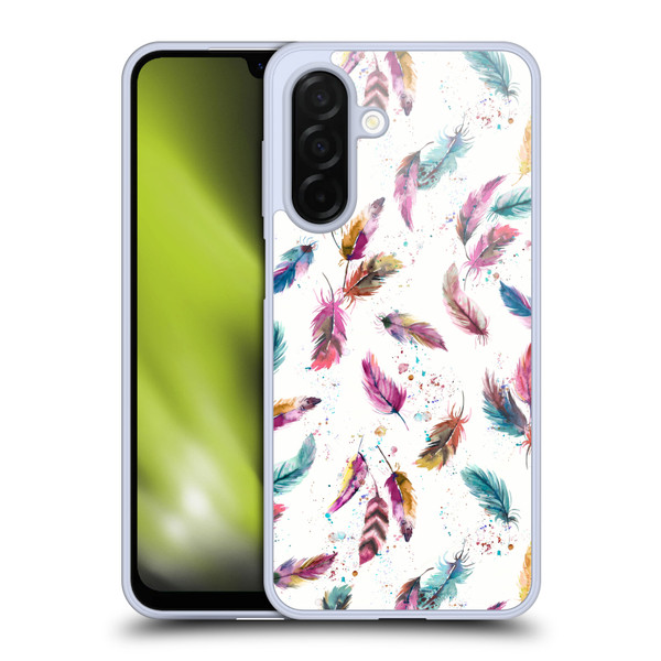 Ninola Mix Patterns Muticolored Feathers Soft Gel Case for Samsung Galaxy A26 5G