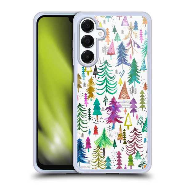 Ninola Patterns 4 Colourful Pines Soft Gel Case for Samsung Galaxy A16 5G & MagSafe