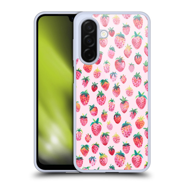 Ninola Mix Patterns Summer Strawberries Soft Gel Case for Samsung Galaxy A26 5G