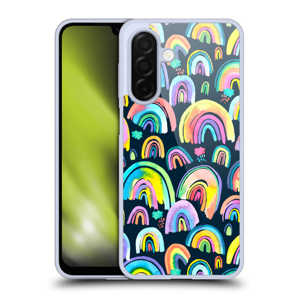 Ninola Patterns 4 New Rainbows Navy Multi Soft Gel Case for Samsung Galaxy A26 5G