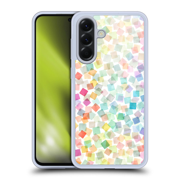 Ninola Mix Patterns Confetti Plaids Soft Gel Case for Samsung Galaxy A56 5G