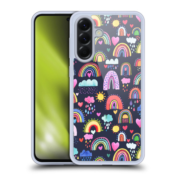 Ninola Mix Patterns Lovely Rainbows Soft Gel Case for Samsung Galaxy A56 5G