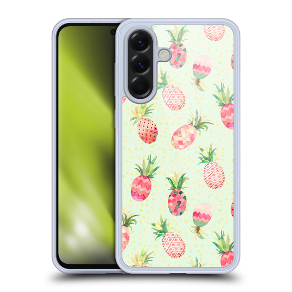 Ninola Mix Patterns Pineapple Lime Soft Gel Case for Samsung Galaxy A56 5G