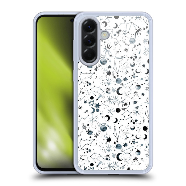 Ninola Patterns 4 Astrology Space White Soft Gel Case for Samsung Galaxy A56 5G