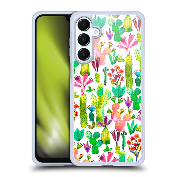 Ninola Summer Patterns Cacti Garden Soft Gel Case for Samsung Galaxy A16 5G & MagSafe