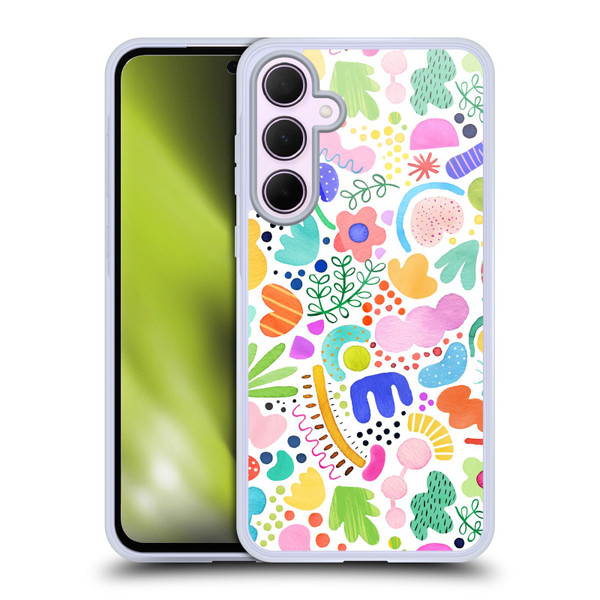 Ninola Summer Patterns Modern Bold Shapes Soft Gel Case for Samsung Galaxy A35 5G